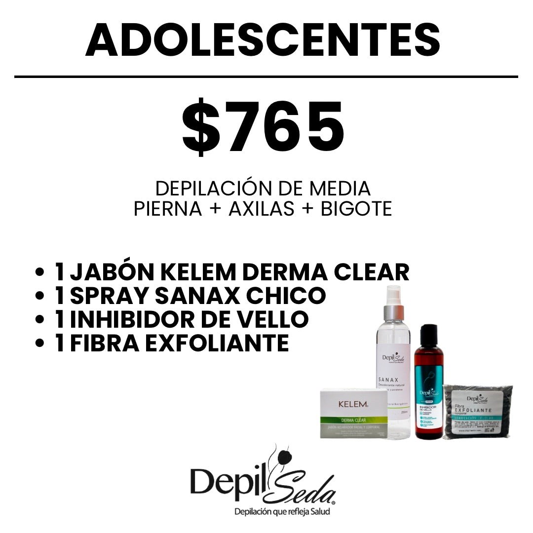 Adolecentes - Depilacion + producto