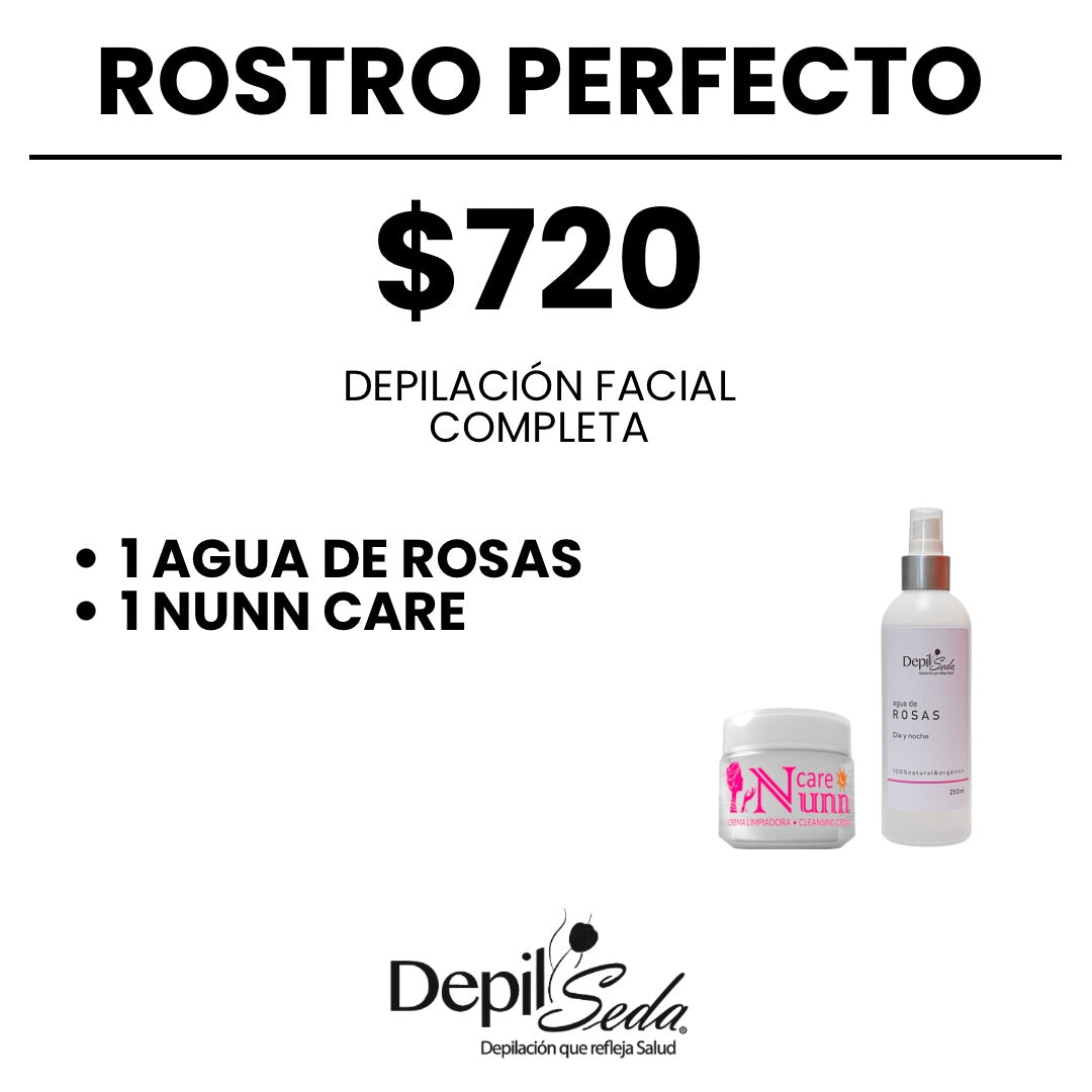 Rostro perfecto - Depilacion + producto